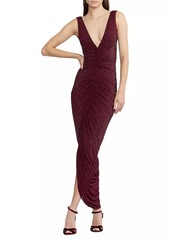 Ralph Lauren Daemyn Embellished Ruched Gown