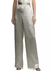 Ralph Lauren Daniela Hammered Satin Pants