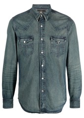 Ralph Lauren dark-wash denim shirt