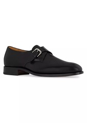 Ralph Lauren Darnell II Leather Monk Strap Dress Loafers