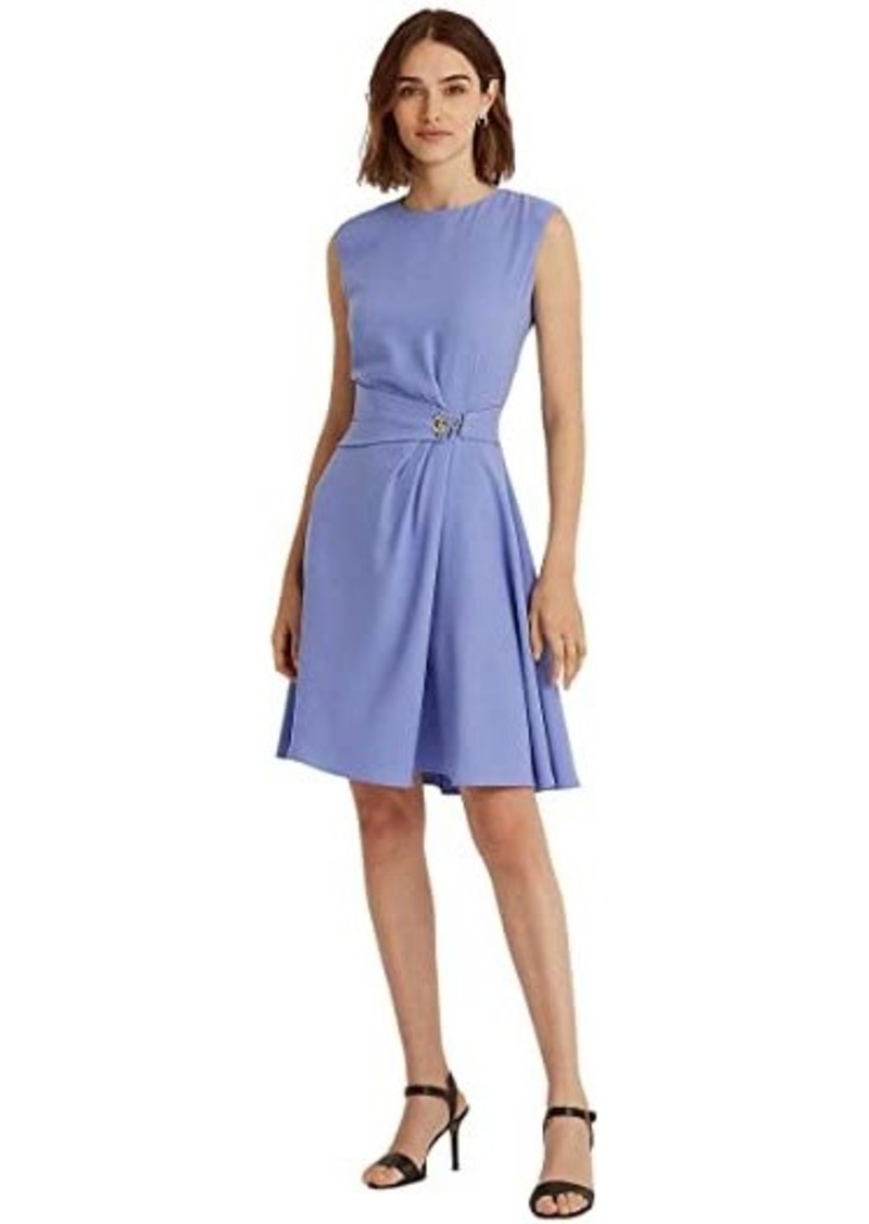 Ralph Lauren Double-Faced Fit-and-Flare Dress