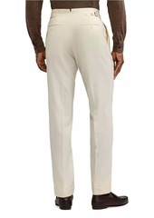 Ralph Lauren Double-Pleated Wool Garbadine Trousers