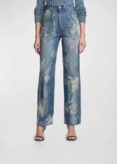Ralph Lauren Driss Wide-Leg Denim Jeans