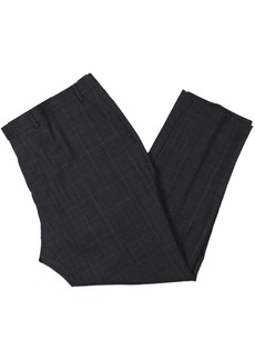 Ralph Lauren Edgewood Mens Plaid Wool Suit Pants