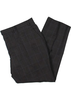 Ralph Lauren Edgewood Mens Wool Plaid Suit Pants