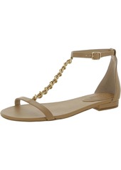 Ralph Lauren Elise Womens Leather Flat Ankle Strap