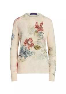 Ralph Lauren Embellished Cashmere Sweater