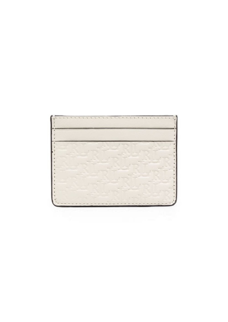 Ralph Lauren embossed-logo leather wallet