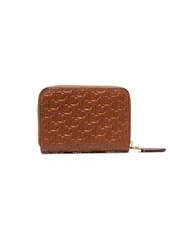 Ralph Lauren embossed logo-print leather wallet