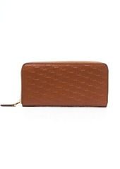 Ralph Lauren embossed logo-print leather wallet