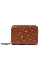 Ralph Lauren embossed logo-print leather wallet