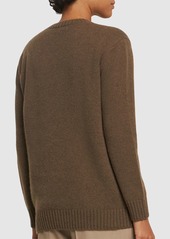 Ralph Lauren Embroidered Bear Sweater W/shearling