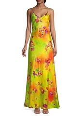 Ralph Lauren Evelyn Floral-Print Slip Gown