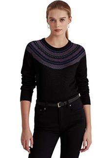 Ralph Lauren Fair Isle Cotton-Blend Sweater
