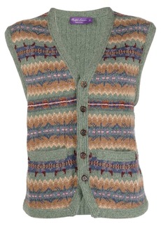 Ralph Lauren fair isle intarsia-knit vest