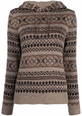 Ralph Lauren fairisle knit hoodie