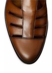 Ralph Lauren Fisherman Burnished Leather Sandals