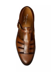 Ralph Lauren Fisherman Burnished Leather Sandals