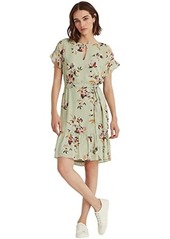 Ralph Lauren Floral Crinkled Georgette Dress