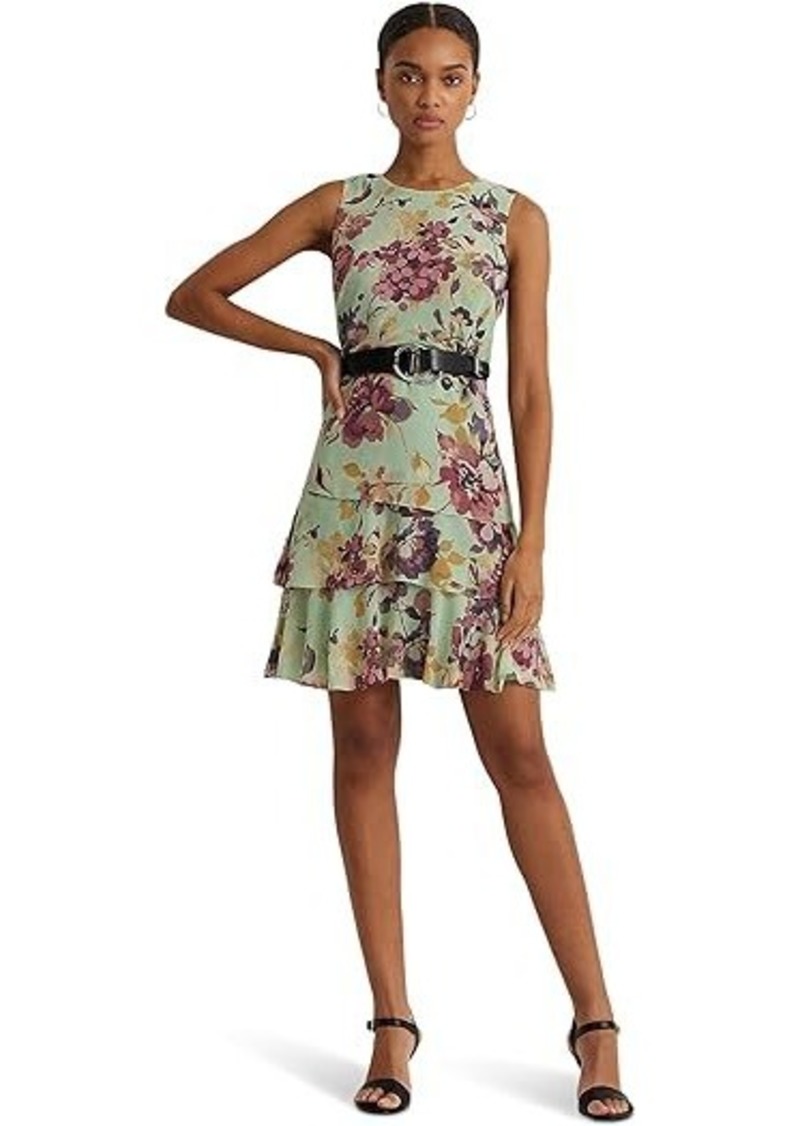 Ralph Lauren Floral Georgette Shift Dress