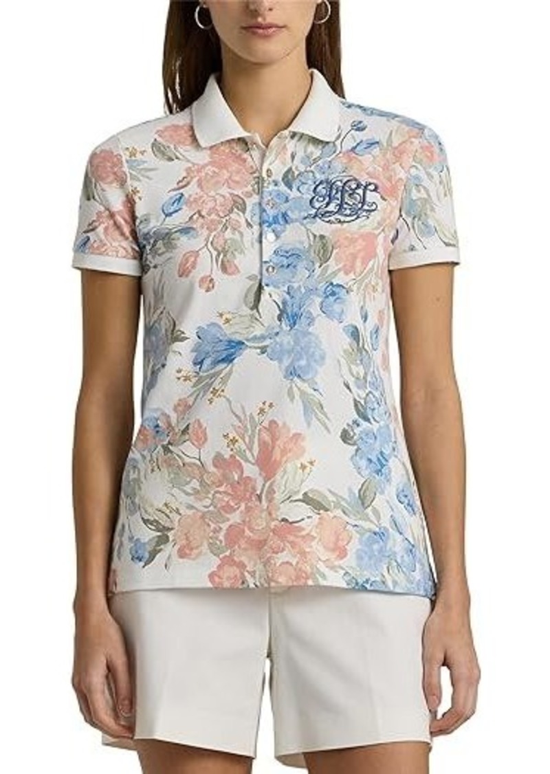 Ralph Lauren Floral Piqué Polo Shirt