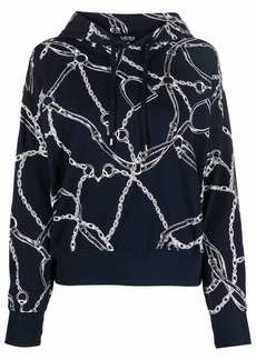 Ralph Lauren French terry link-chain hoodie