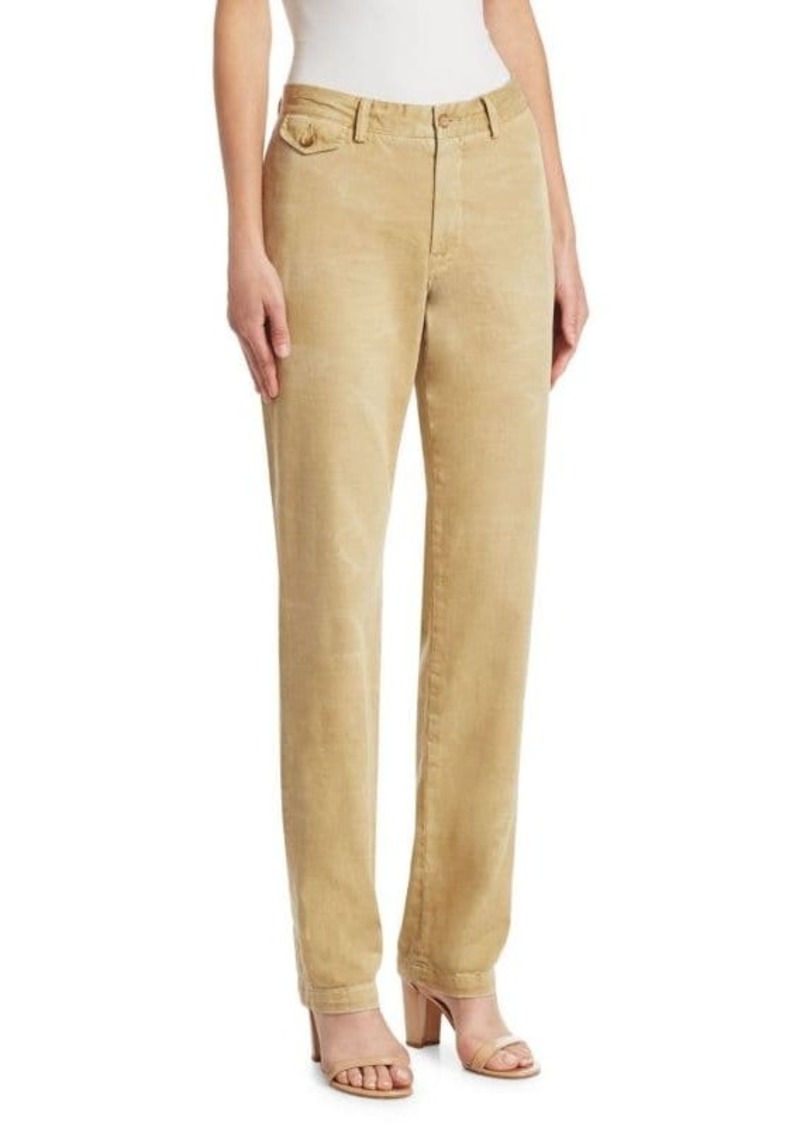 Ralph Lauren Garrison Flat Front Chino Pants