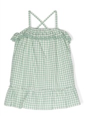 Ralph Lauren gingham-check sleeveless cotton dress