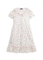 Ralph Lauren Girl's Floral Cotton Dress