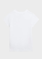 Ralph Lauren Girl's Yorkie-Print Cotton Jersey Short-Sleeve T-Shirt, Size 2-6X