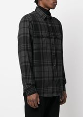 Ralph Lauren Glen-check wool-cashmere shirt