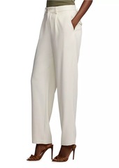 Ralph Lauren Gordon Wool Pleated Ankle Pants