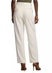 Ralph Lauren Gordon Wool Pleated Ankle Pants