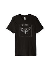Ralph Lauren Goth Minimalist Death Head Moth Star - Gray Witch Design Premium T-Shirt