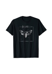 Ralph Lauren Goth Minimalist Death Head Moth Star - Gray Witch Design T-Shirt