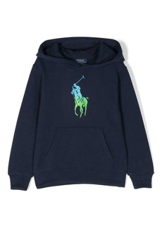 Ralph Lauren gradient-logo print hoodie