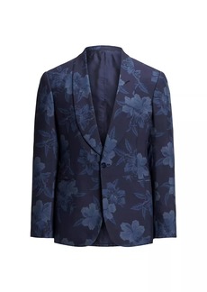 Ralph Lauren Gregory Hibiscus Silk Jacket