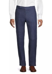 Ralph Lauren Gregory Linen Flat-Front Trousers