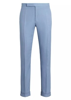 Ralph Lauren Gregory Silk & Linen-Blend Trousers