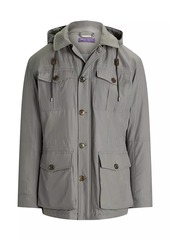 Ralph Lauren Hartridge Silk Hooded Field Jacket