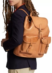 Ralph Lauren Polo Heritage Leather Backpack