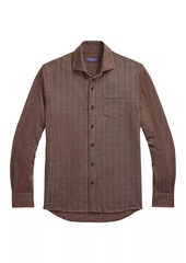 Ralph Lauren Herringbone Button-Front Shirt