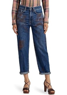 Ralph Lauren High-Rise Relaxed Cropped Jeans in Atlas Wash