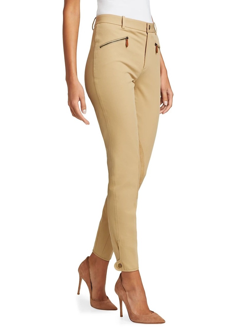 Lauren Ralph Lauren Double-Faced Stretch Cotton Pant, Regular