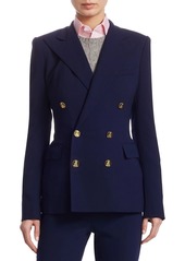 Ralph Lauren Iconic Style Camden Double-Breasted Wool Jacket