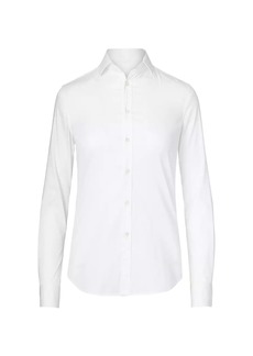 Ralph Lauren Iconic Style Charmain Stretch Sateen Shirt