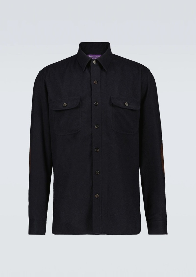 Ralph Lauren James button-down cashmere shirt
