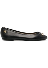 Ralph Lauren Jayna leather ballerina shoes