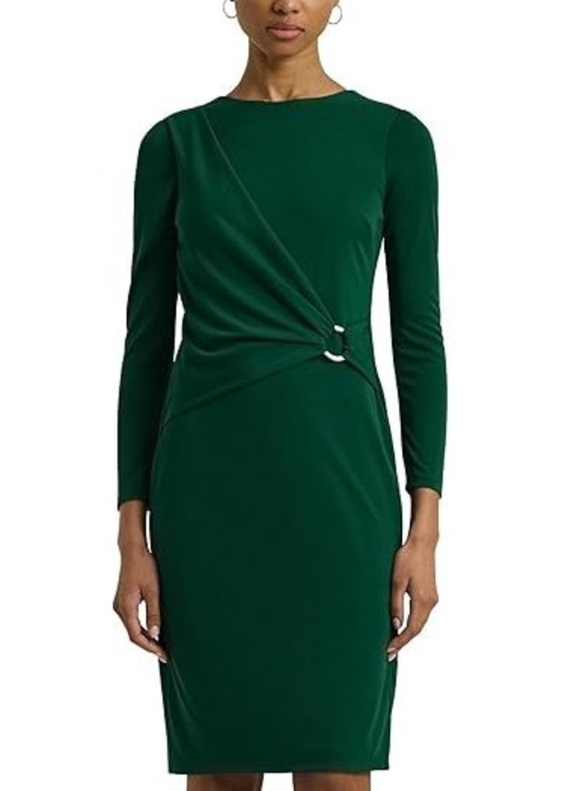 Ralph Lauren Jersey Three-Quarter-Sleeve Dress