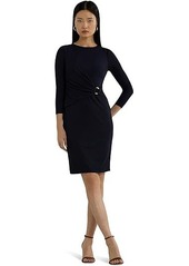 Ralph Lauren Jersey Three-Quarter-Sleeve Dress